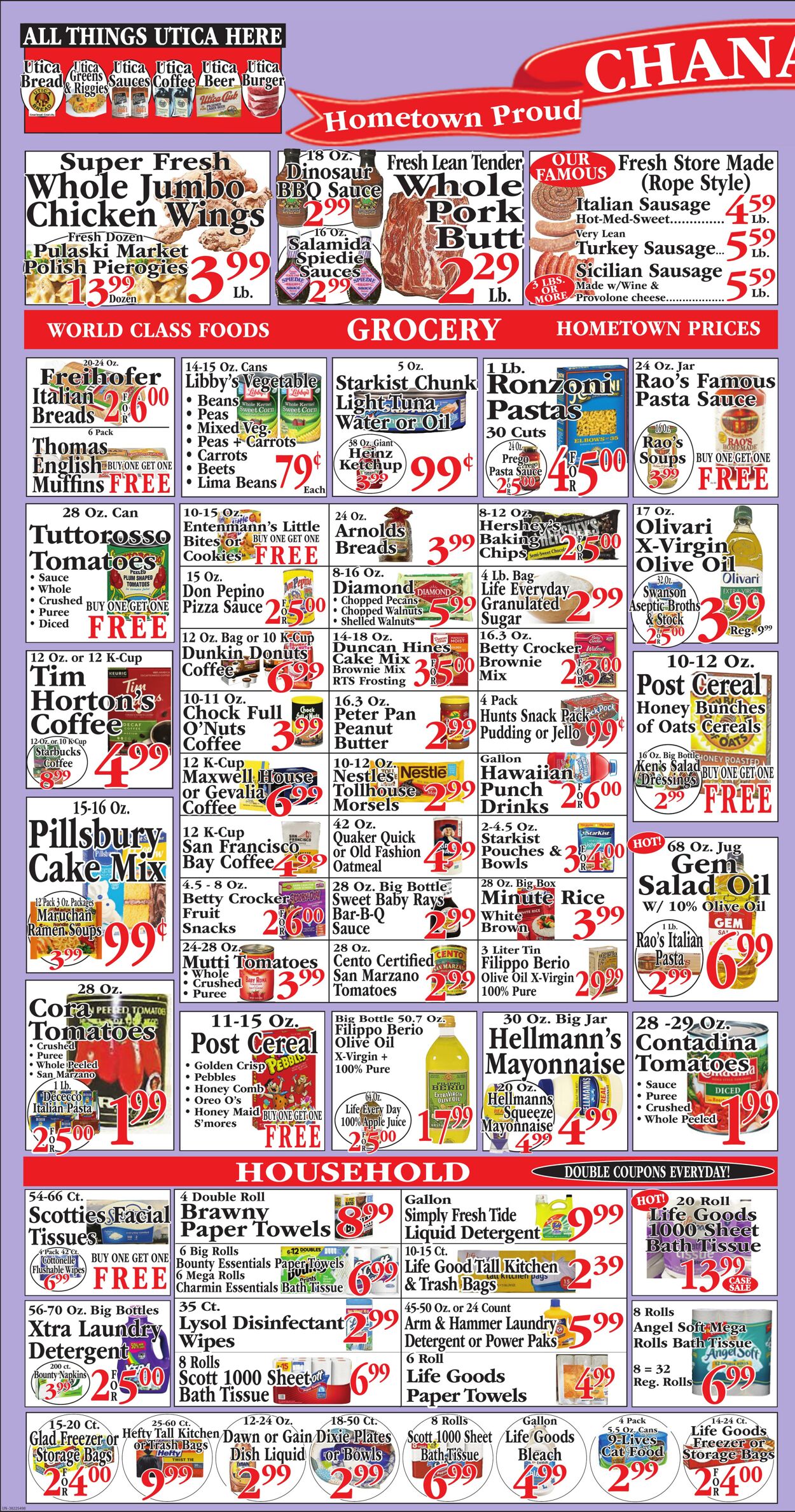 Weekly ad Chanatry's Hometown Market 03/24/2024 - 03/30/2024