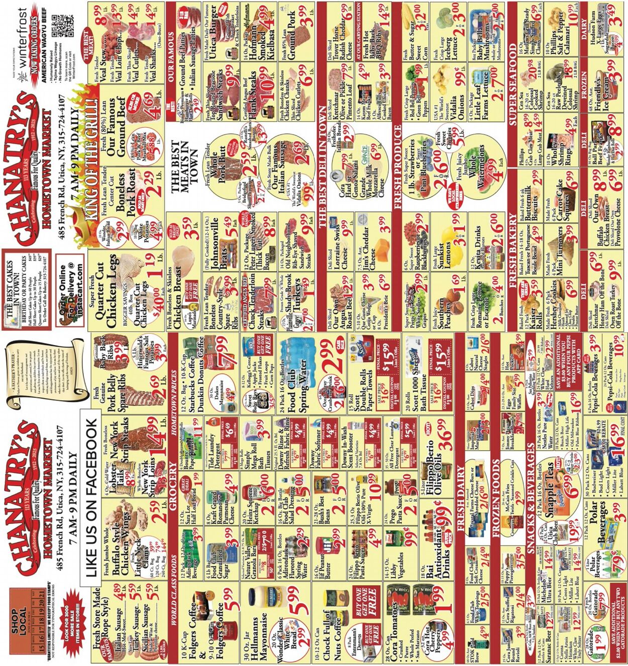Weekly ad Chanatry's Hometown Market 06/15/2025 - 06/21/2025