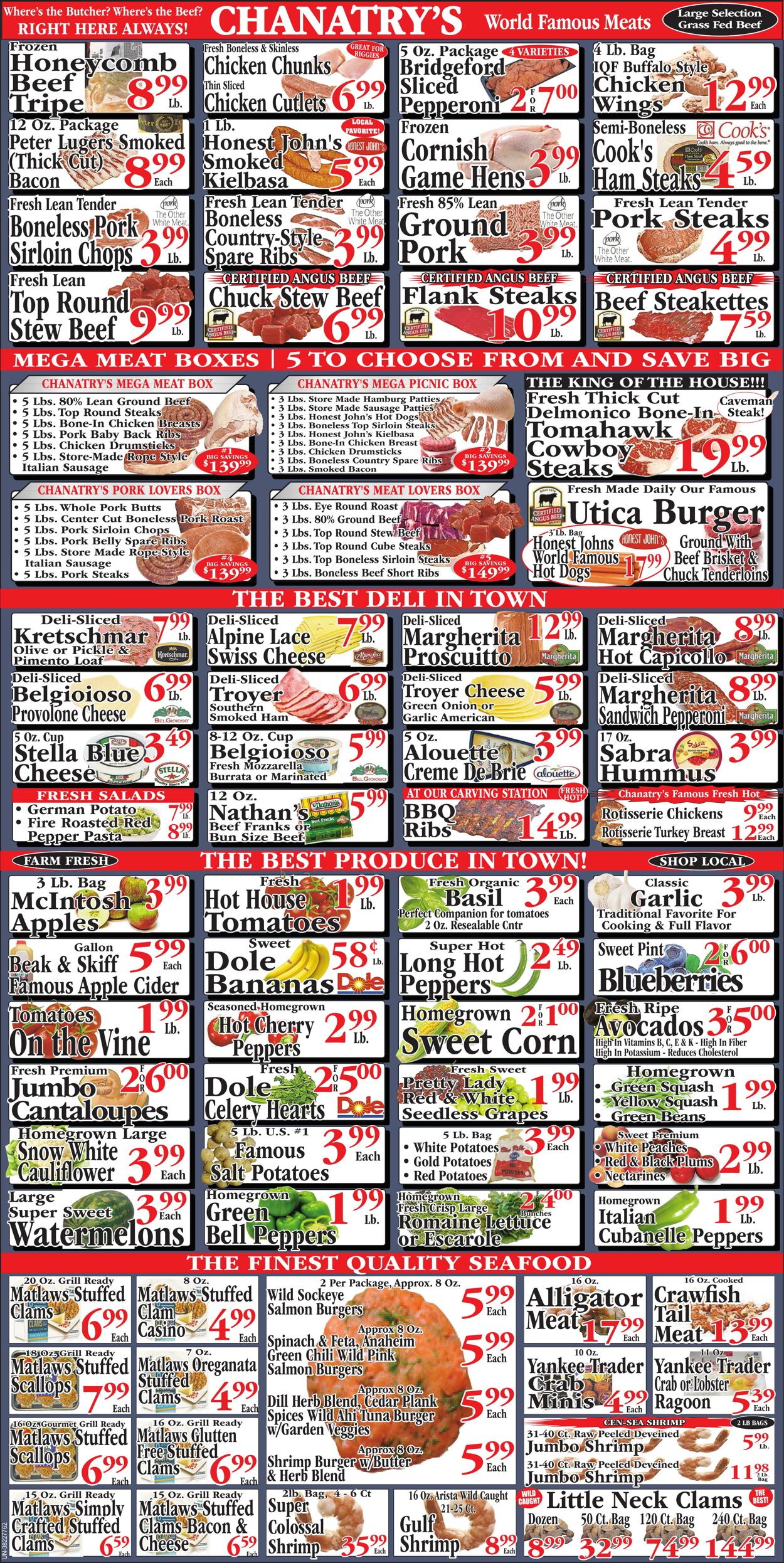 Weekly ad Chanatry's Hometown Market 08/18/2024 - 08/24/2024