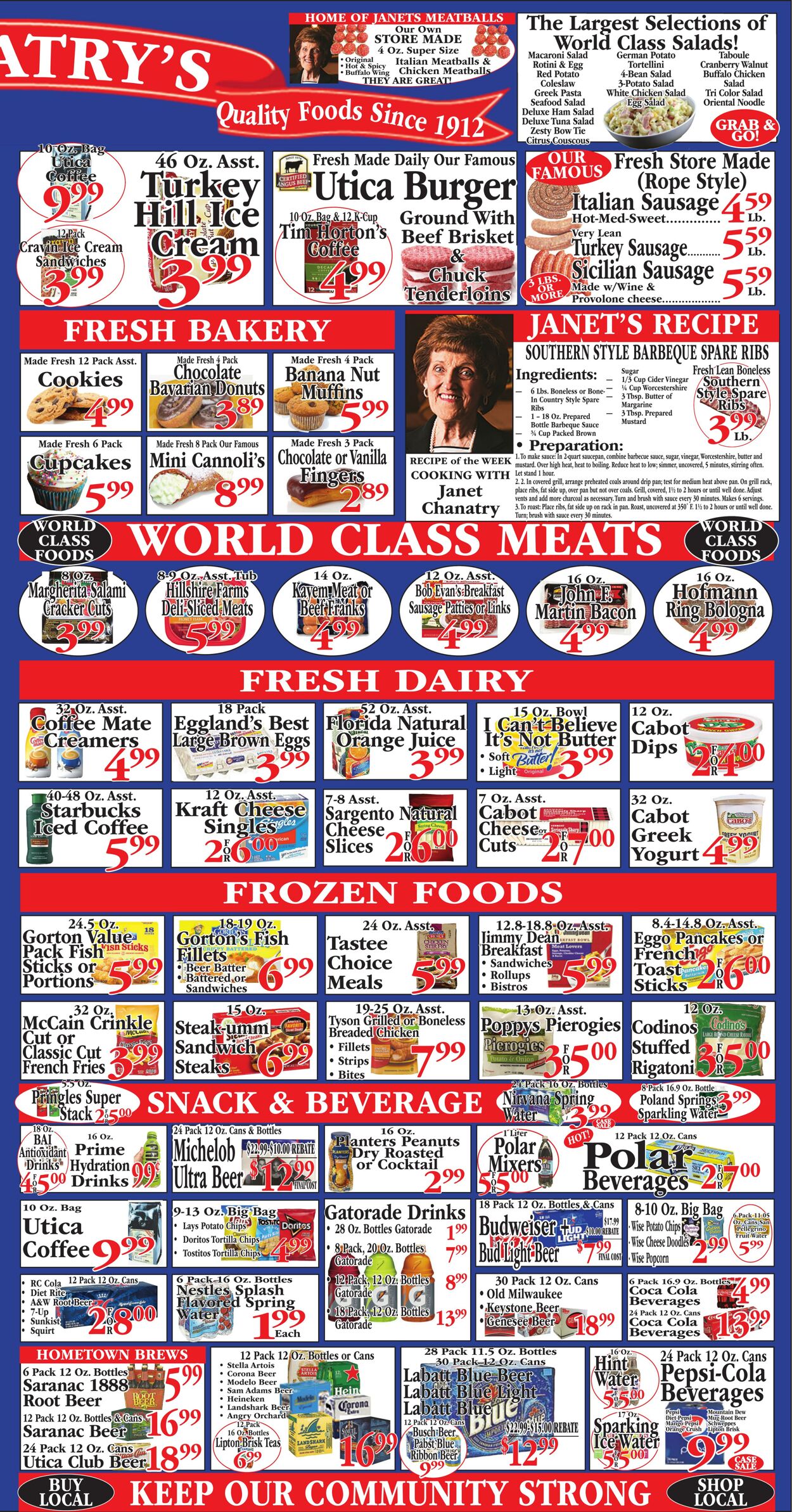 Weekly ad Chanatry's Hometown Market 09/01/2024 - 09/07/2024