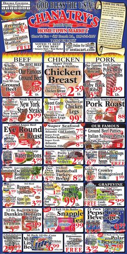 Weekly ad Chanatry's Hometown Market 08/18/2024 - 08/24/2024