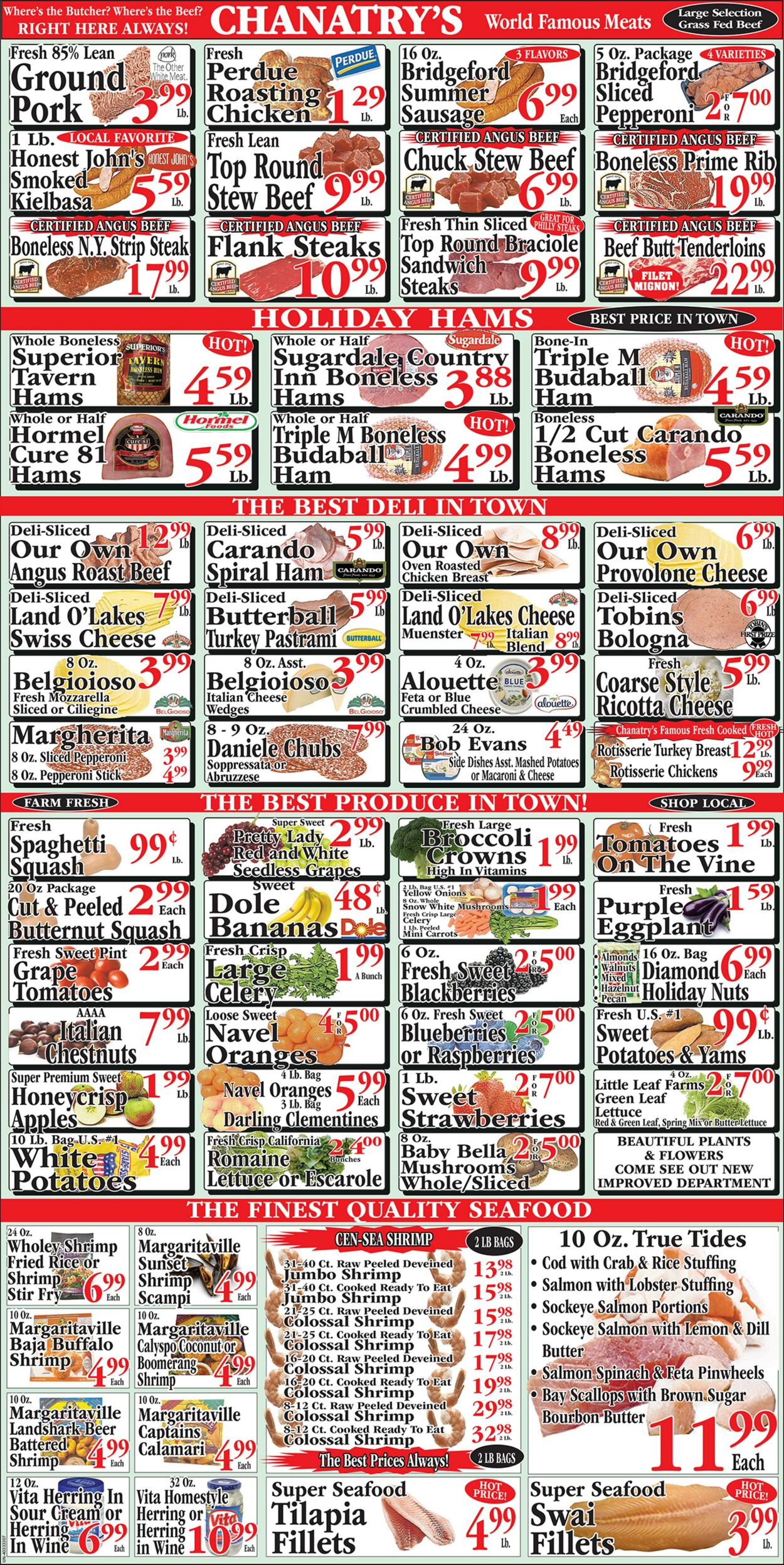 Weekly ad Chanatry's Hometown Market 12/08/2024 - 12/14/2024