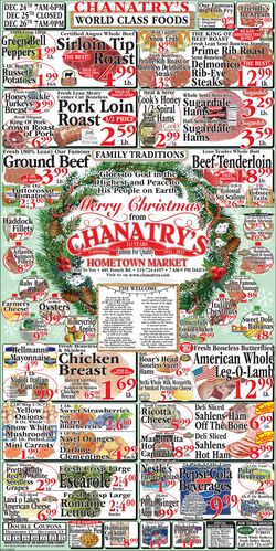 Weekly ad Chanatry's Hometown Market 12/17/2023 - 12/23/2023