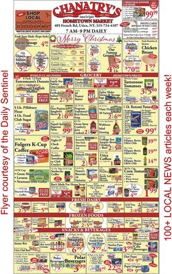 Weekly ad Chanatry's Hometown Market 12/21/2025 - 12/27/2025