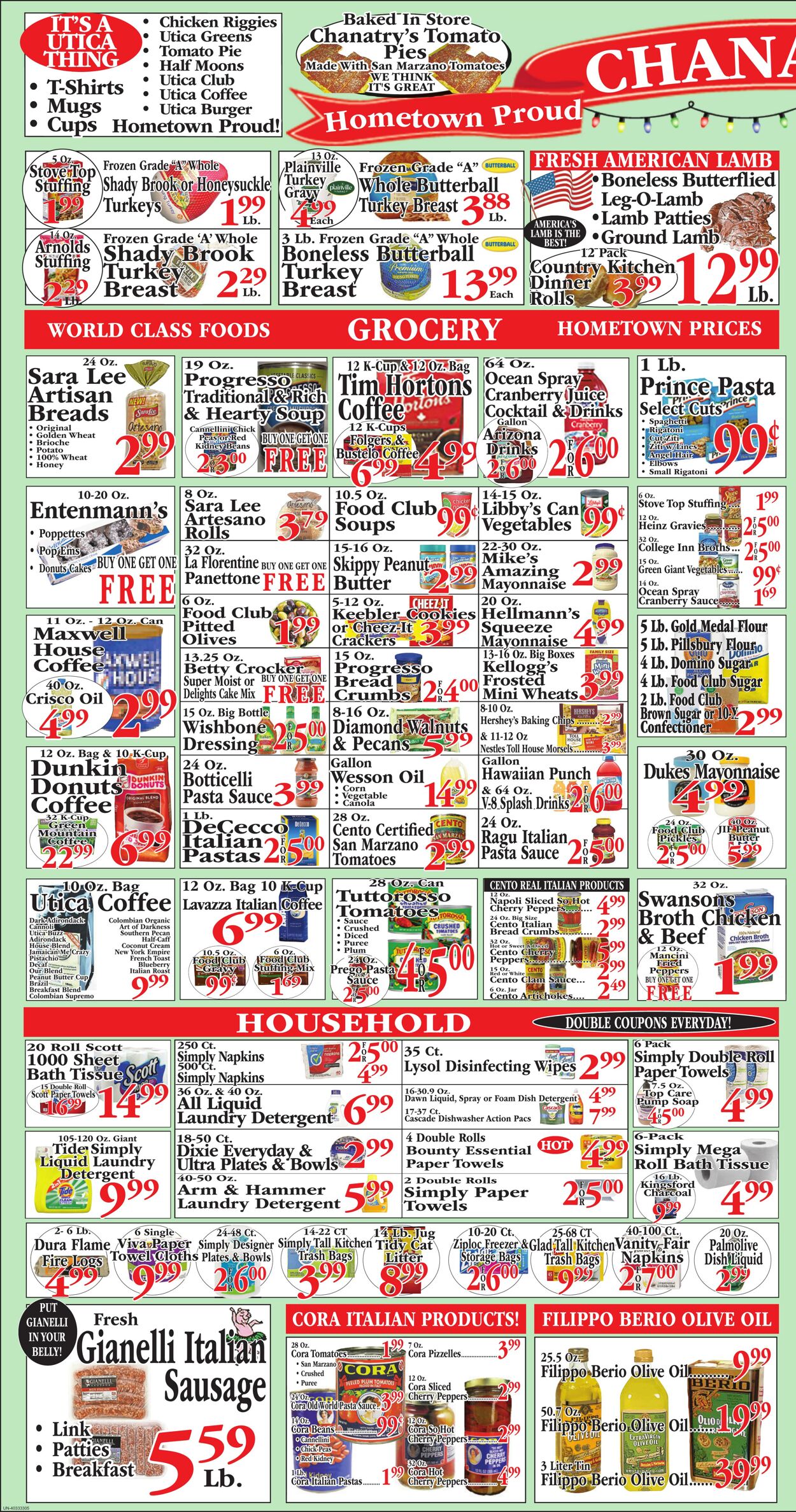 Weekly ad Chanatry's Hometown Market 12/22/2024 - 12/28/2024