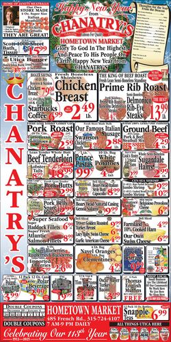 Weekly ad Chanatry's Hometown Market 12/29/2025 - 01/04/2026