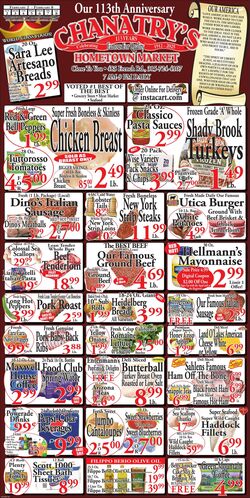 Weekly ad Chanatry's Hometown Market 11/17/2024 - 11/23/2024