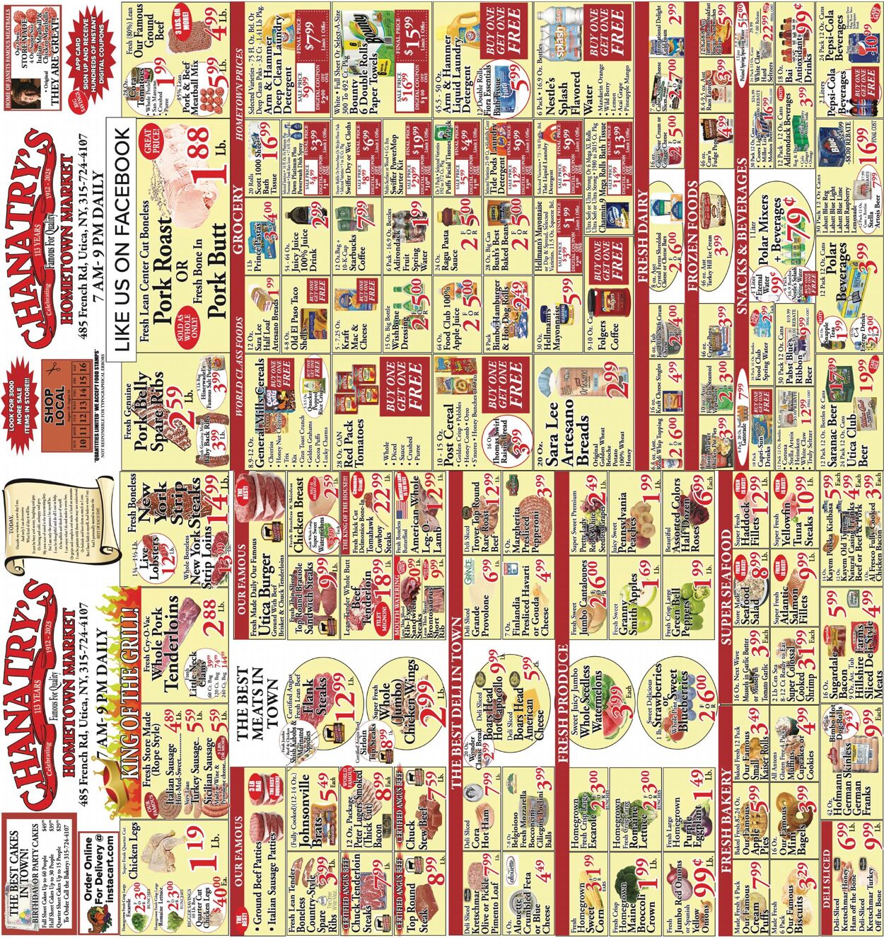 Weekly ad Chanatry's Hometown Market 08/11/2025 - 08/25/2025