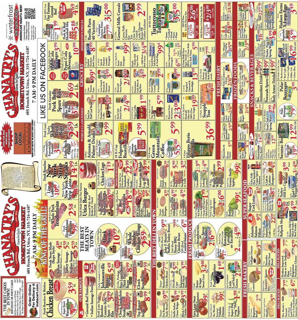 Weekly ad Chanatry's Hometown Market 06/09/2025 - 06/23/2025
