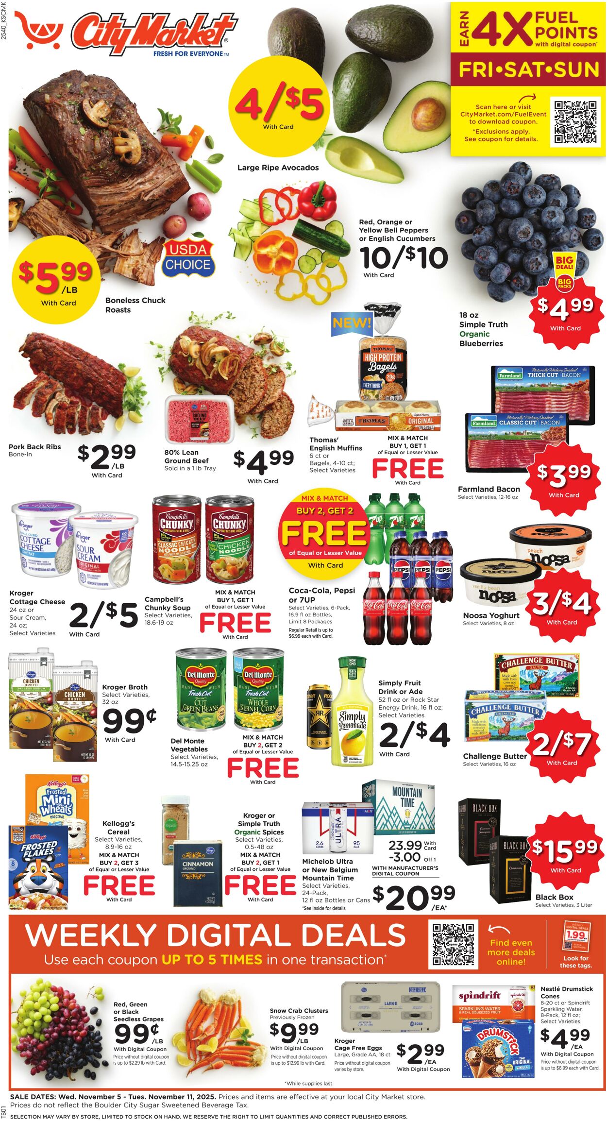 Weekly ad City Market 11/05/2025 - 11/11/2025