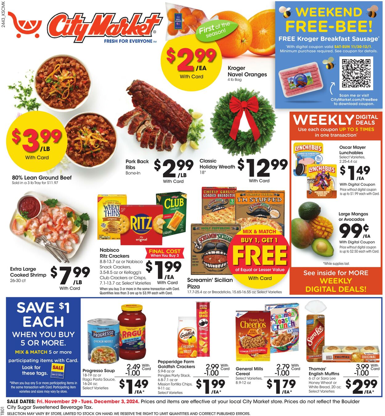 Weekly ad City Market 11/29/2024 - 12/03/2024