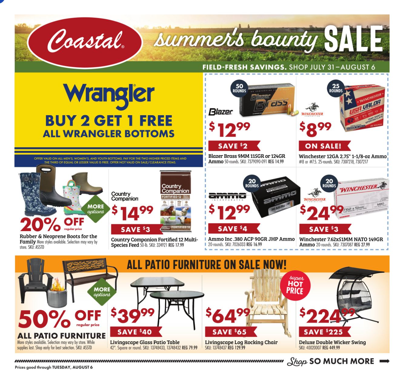 Weekly ad Coastal Farm 07/31/2024 - 08/06/2024