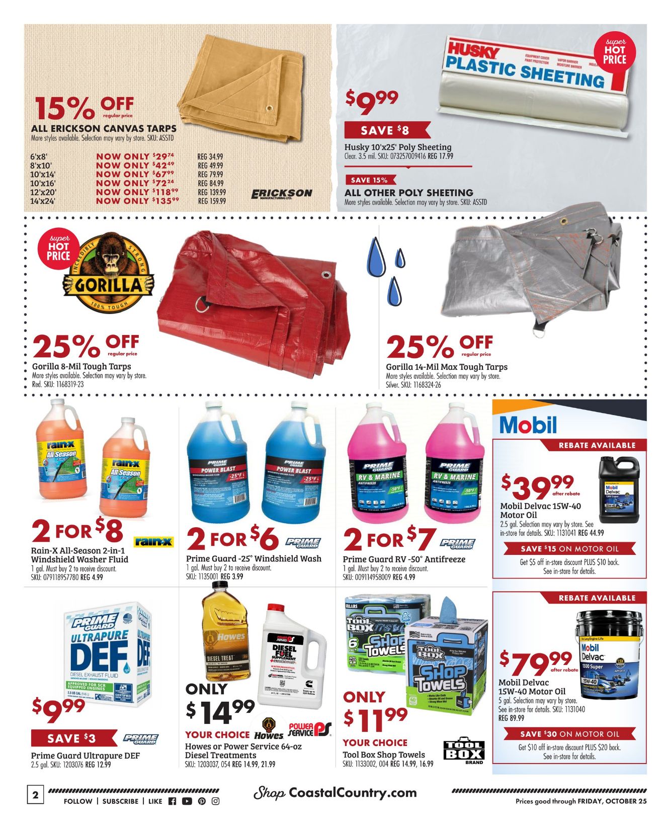 Weekly ad Coastal Farm 10/09/2024 - 10/25/2024