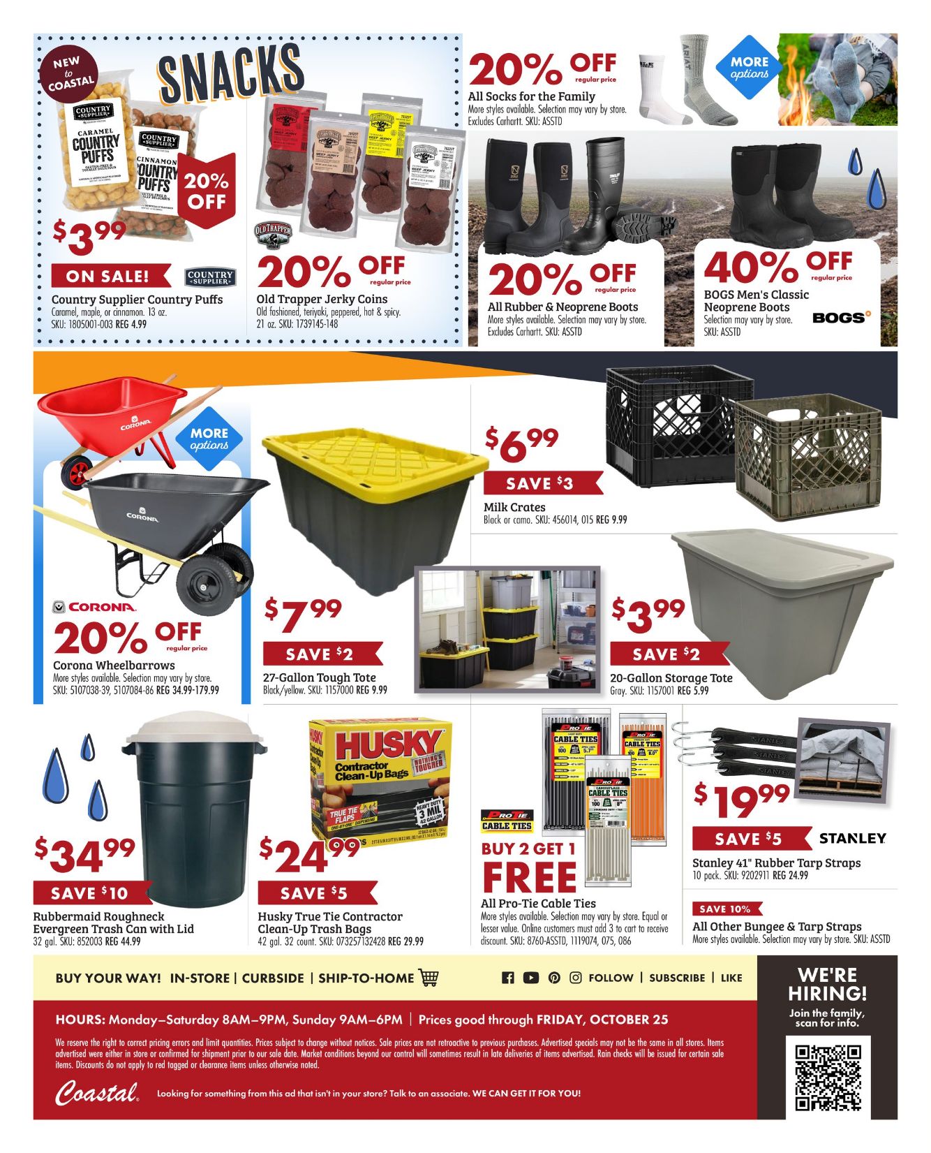 Weekly ad Coastal Farm 10/09/2024 - 10/25/2024