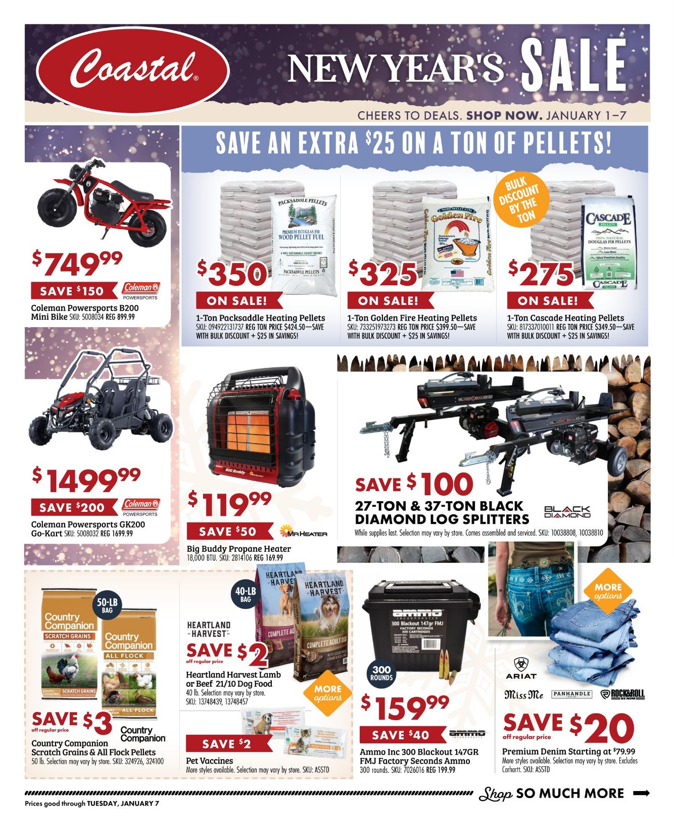 Weekly ad Coastal Farm 01/01/2025 - 01/07/2025