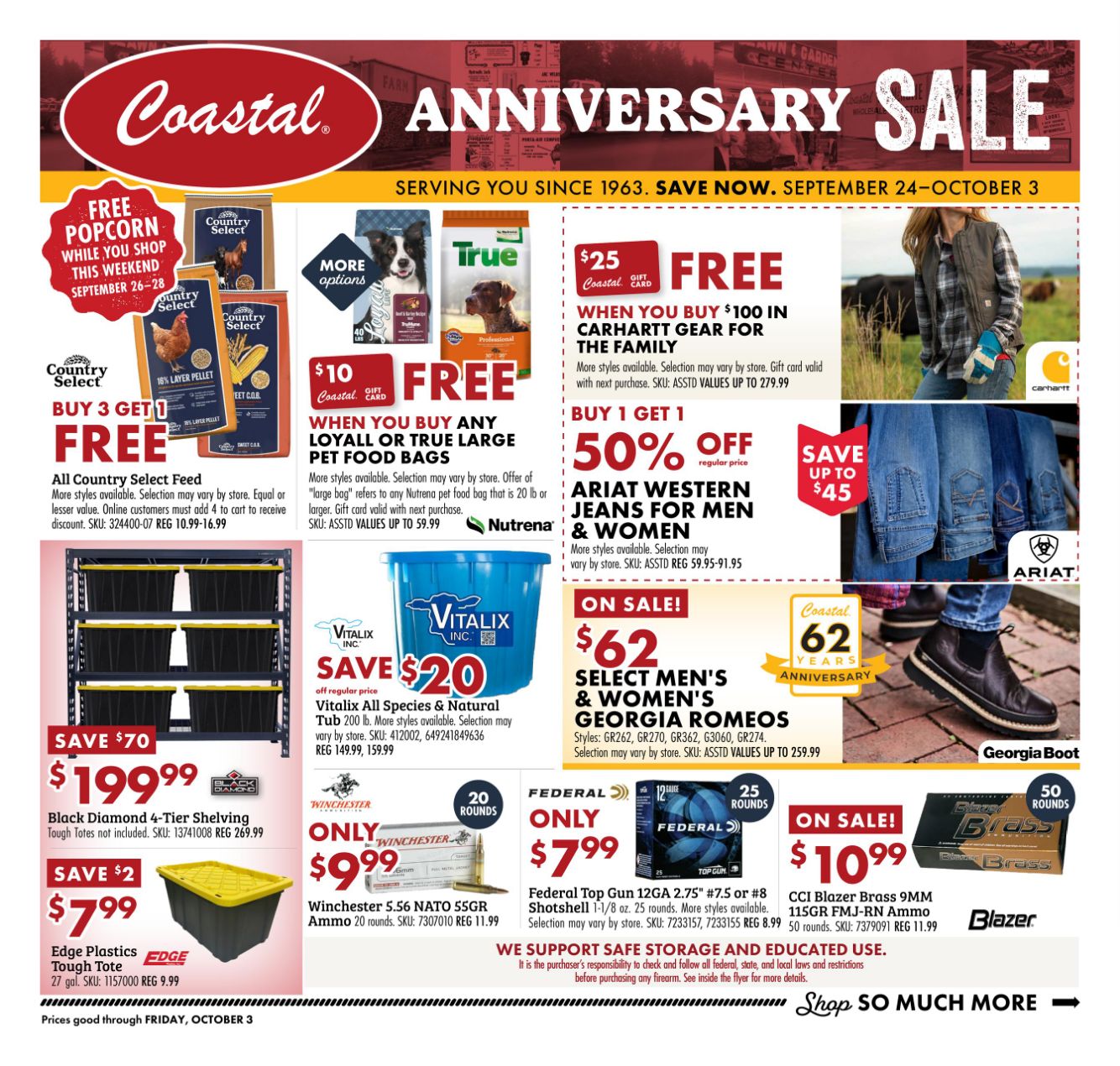 Weekly ad Coastal Farm 09/24/2025 - 10/03/2025