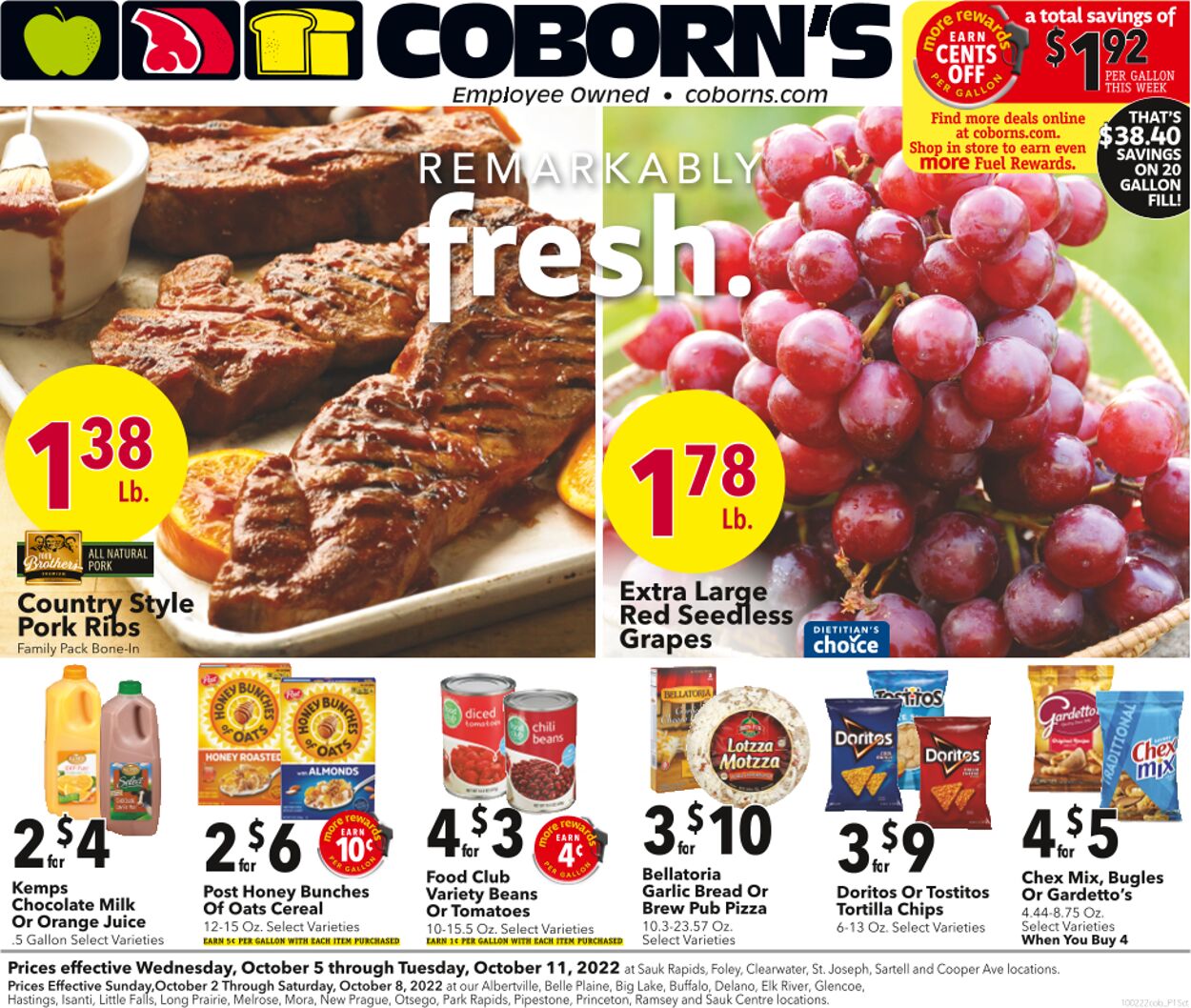 Weekly ad Coborn's 10/05/2022 - 10/11/2022