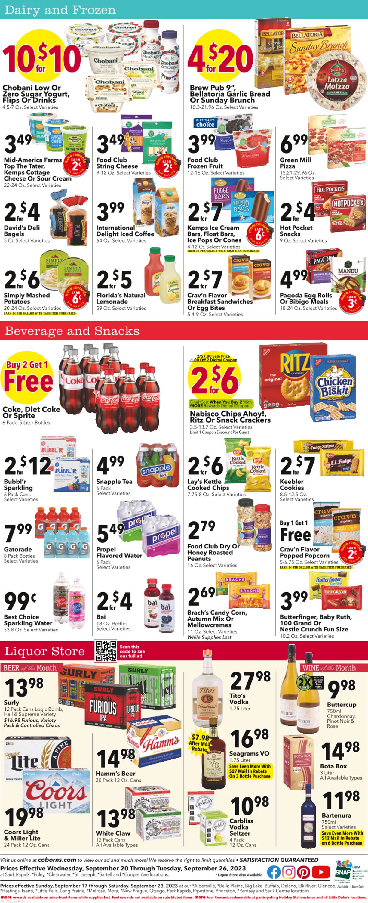 Weekly ad Coborn's 09/21/2023 - 09/27/2023
