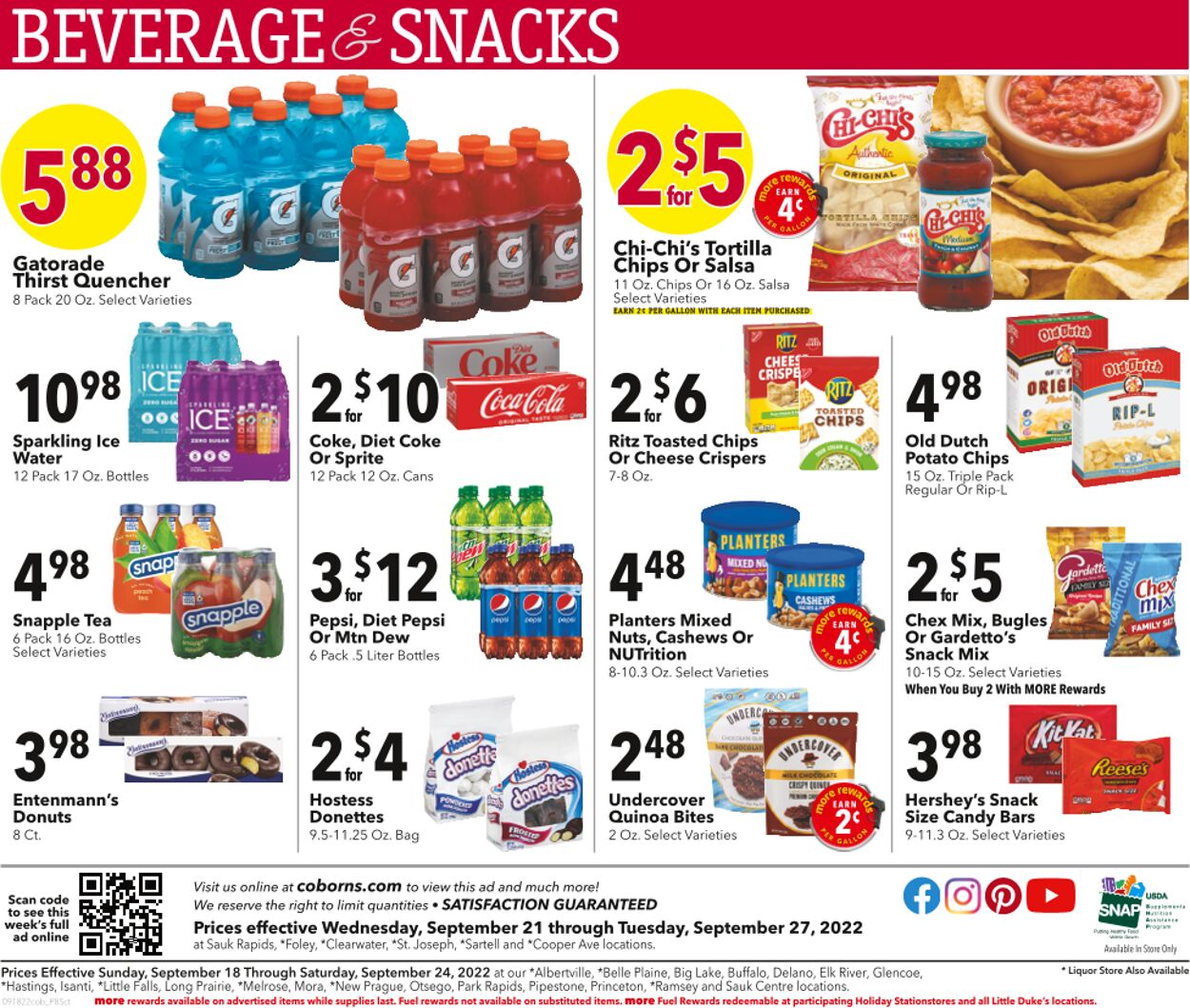 Weekly ad Coborn's 09/21/2022 - 09/27/2022