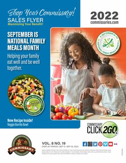 Weekly ad Commissary 09/12/2022-09/25/2022