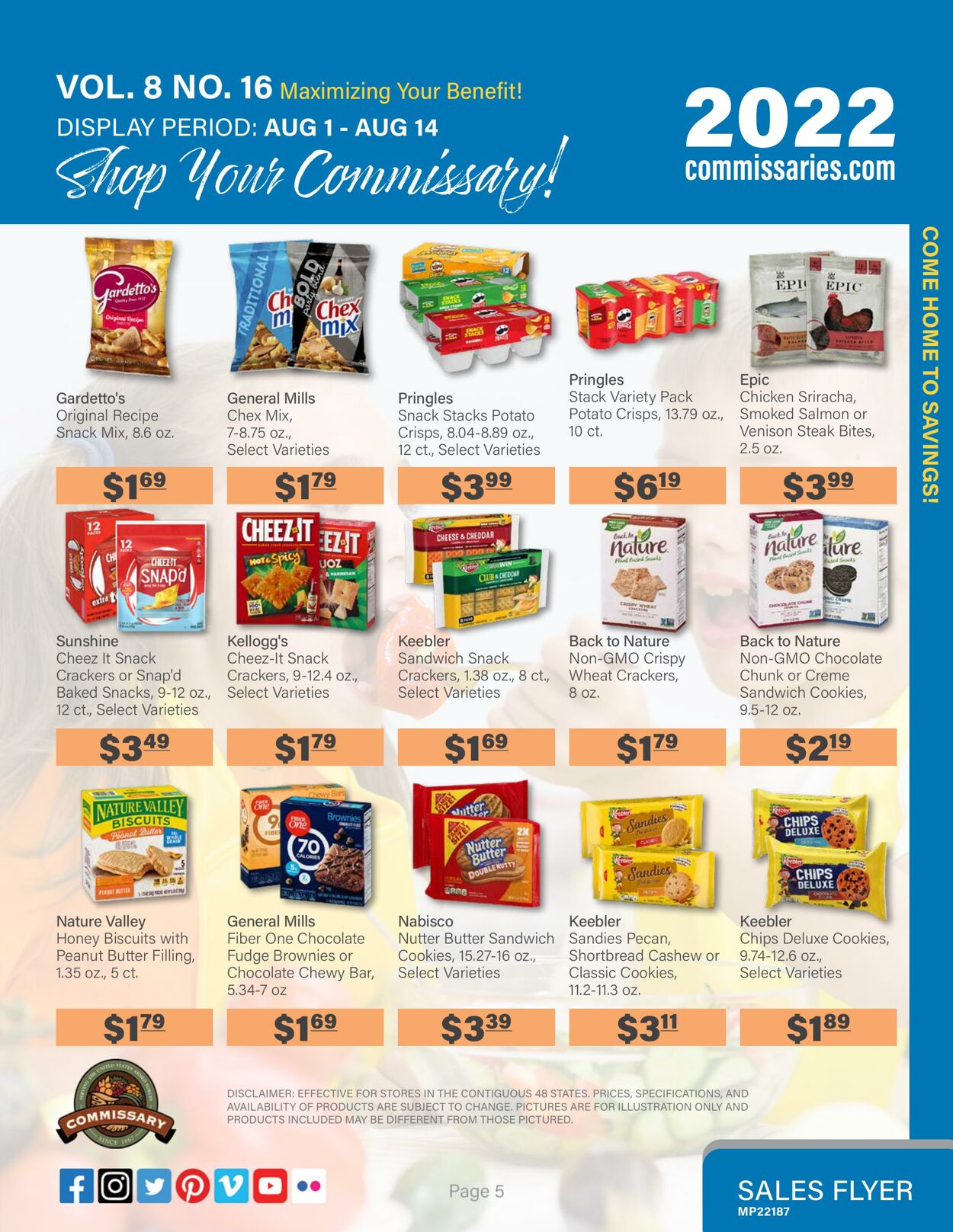 Weekly ad Commissary 08/01/2022 - 08/14/2022