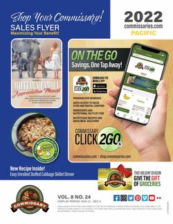 Weekly ad Commissary 11/21/2022-12/04/2022