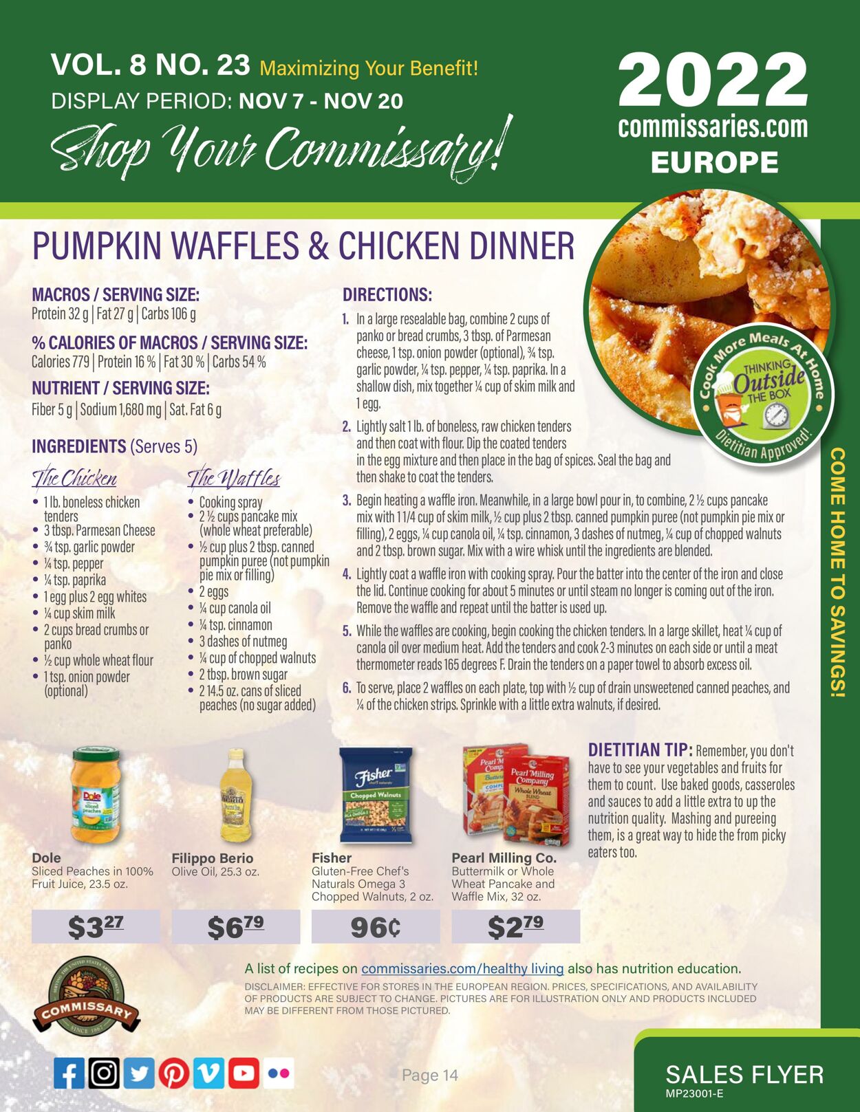 Weekly ad Commissary 11/07/2022 - 11/20/2022