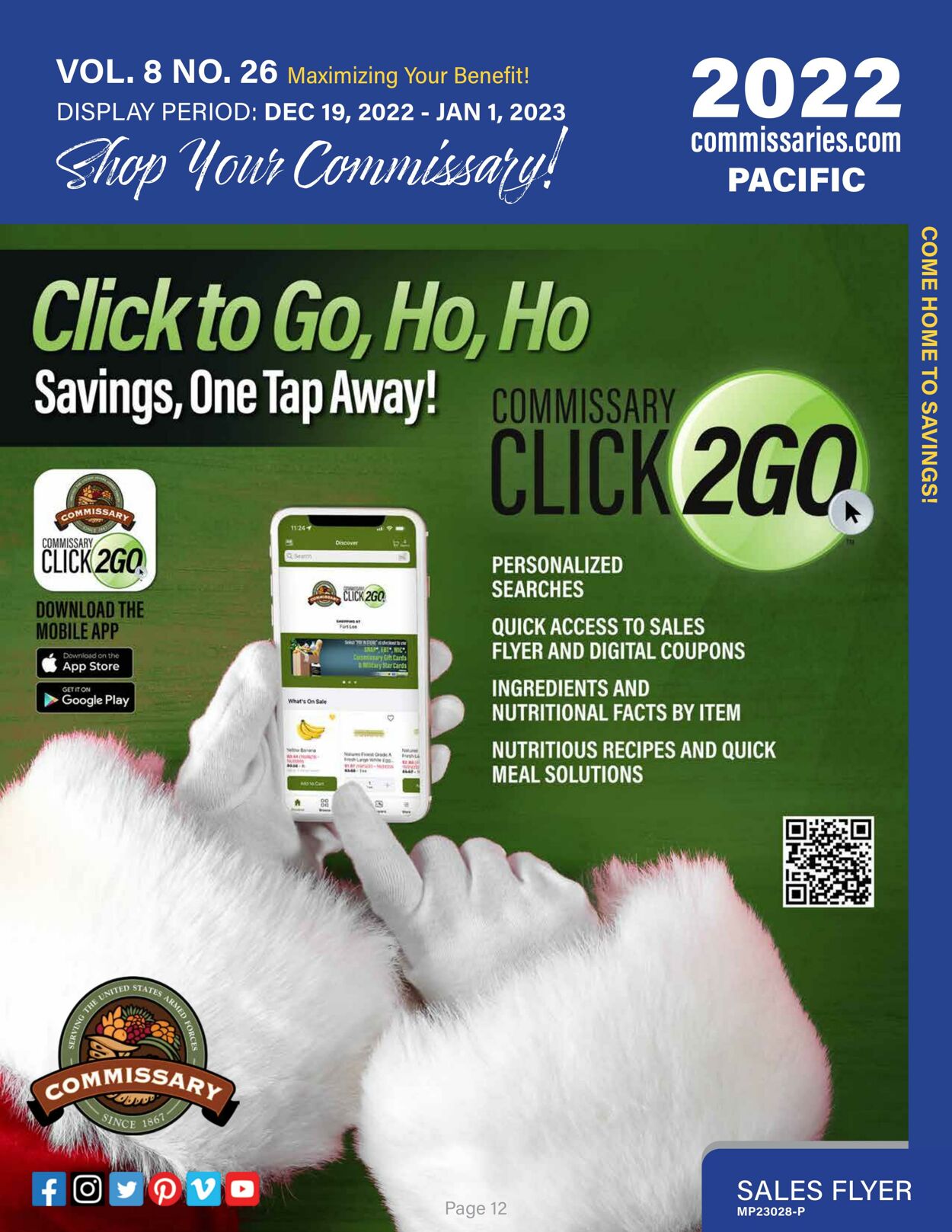 Weekly ad Commissary 12/19/2022 - 01/01/2023