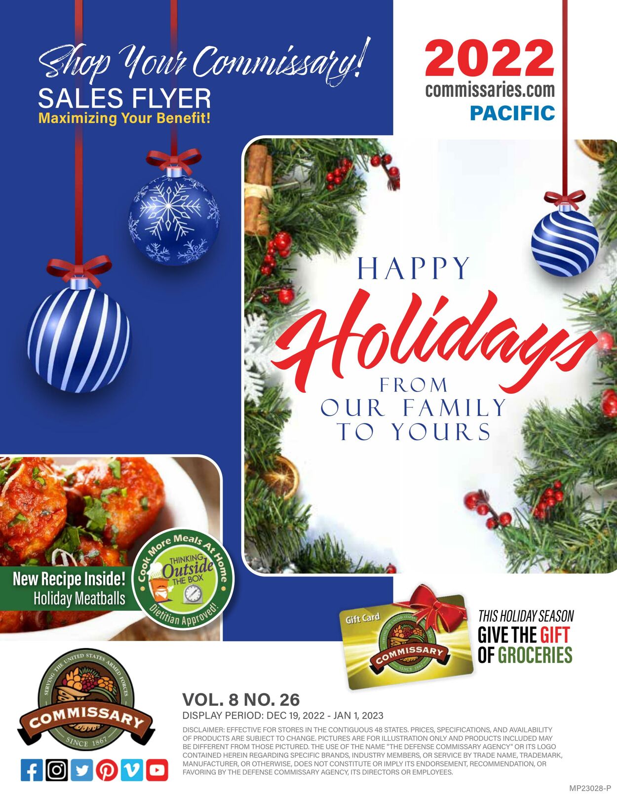 Weekly ad Commissary 12/19/2022-01/01/2023