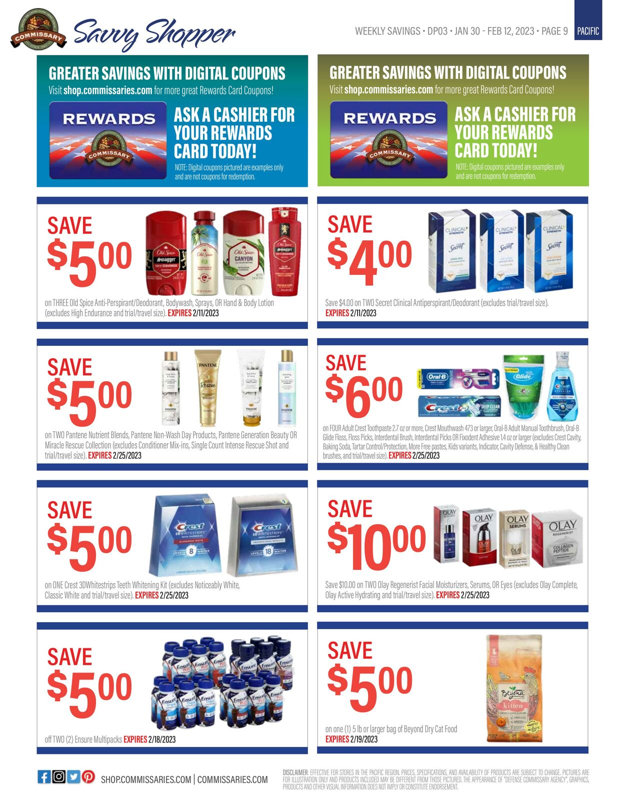Weekly ad Commissary 01/30/2023 - 02/12/2023