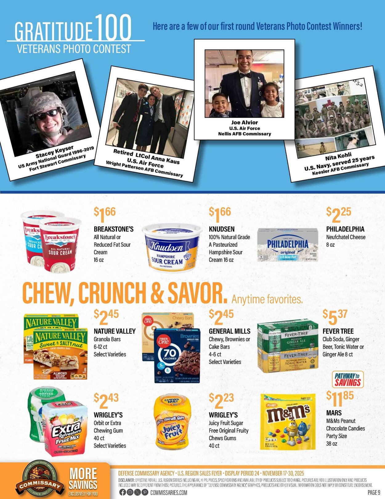 Weekly ad Commissary 11/17/2025 - 11/30/2025