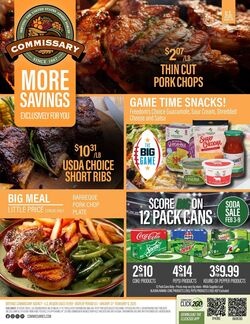 Weekly ad Commissary 11/04/2024 - 11/17/2024