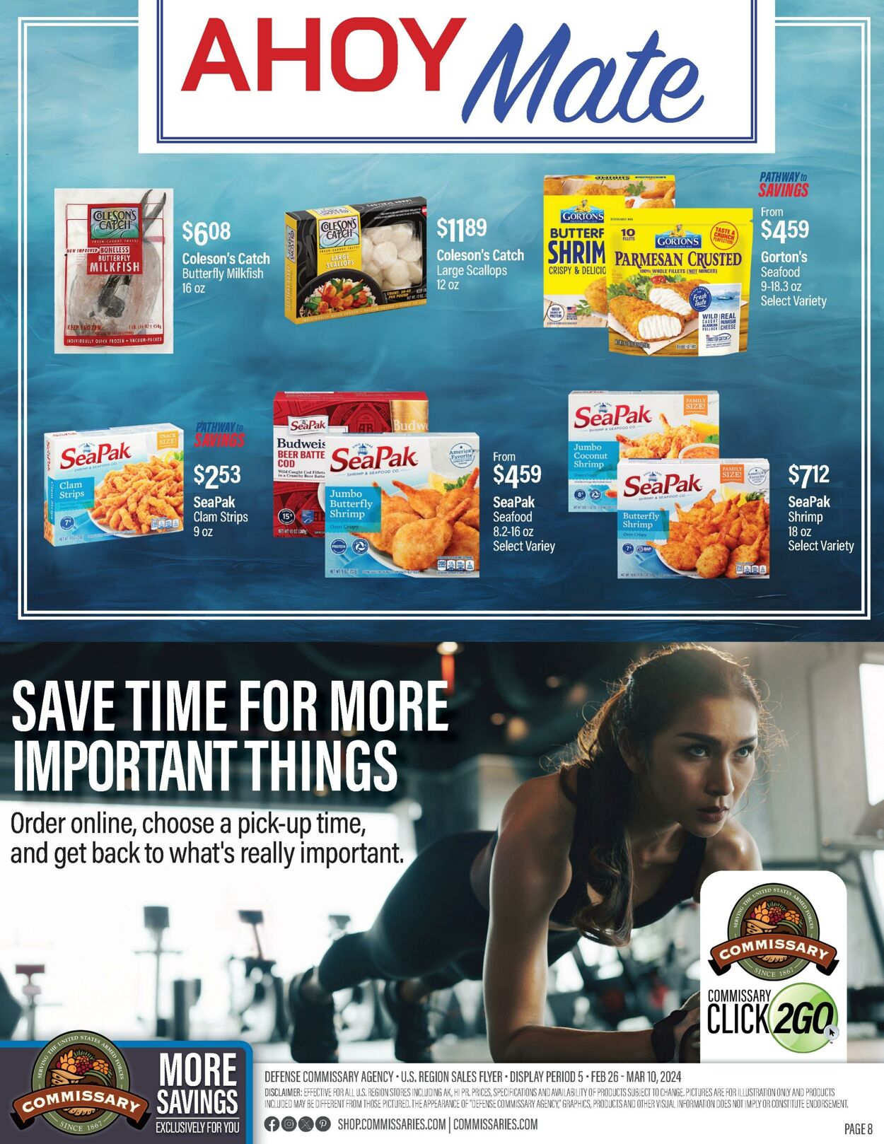 Weekly ad Commissary 02/26/2024 - 03/10/2024