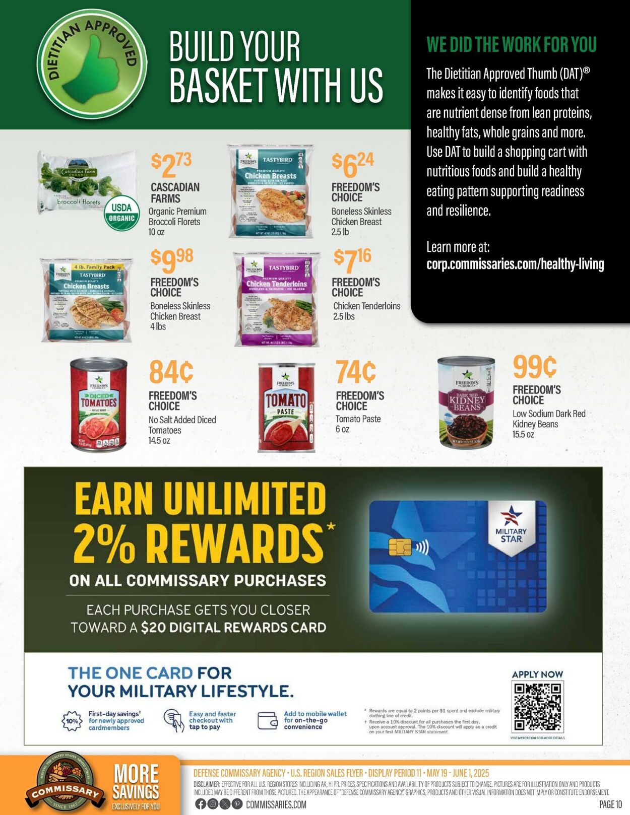 Weekly ad Commissary 05/26/2025 - 06/08/2025