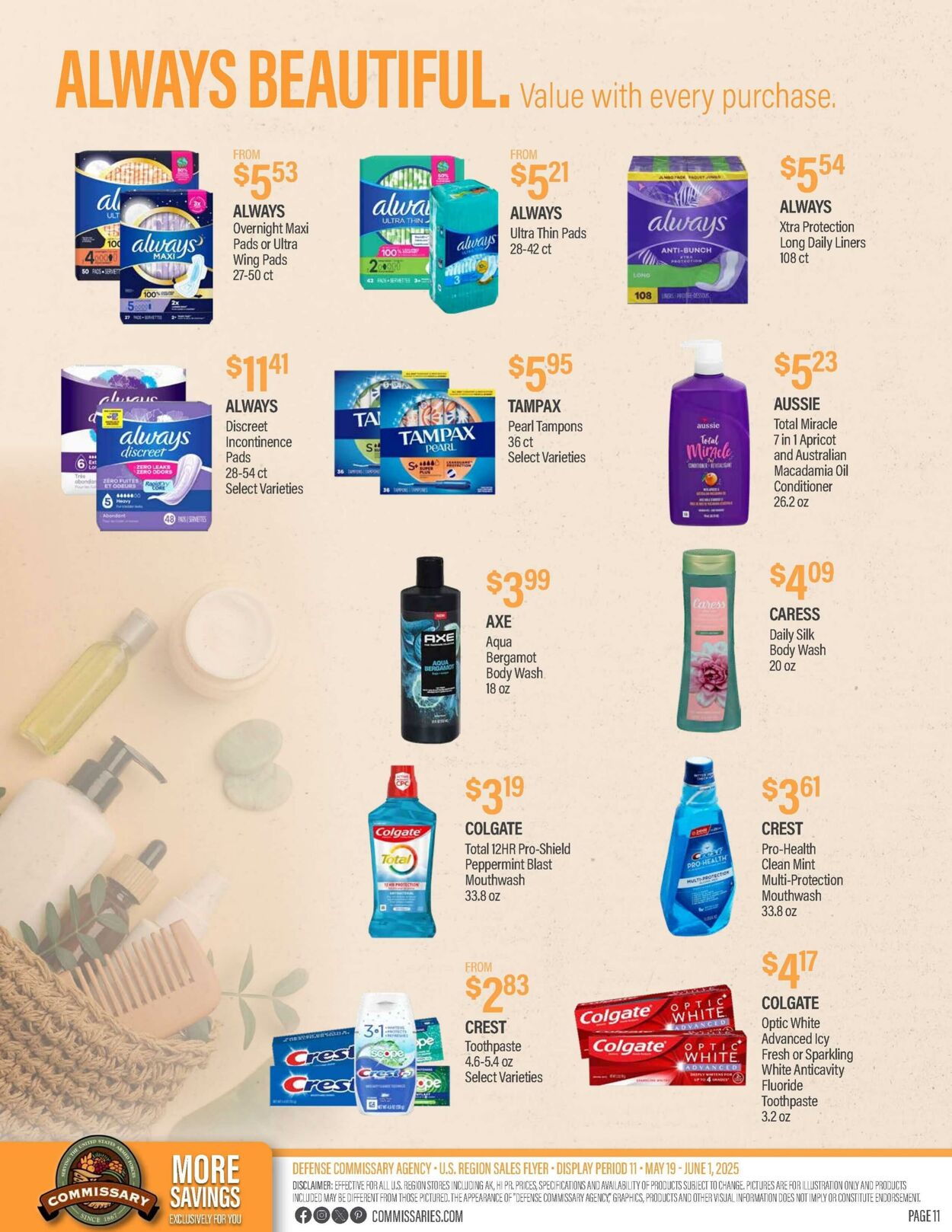 Weekly ad Commissary 05/26/2025 - 06/08/2025