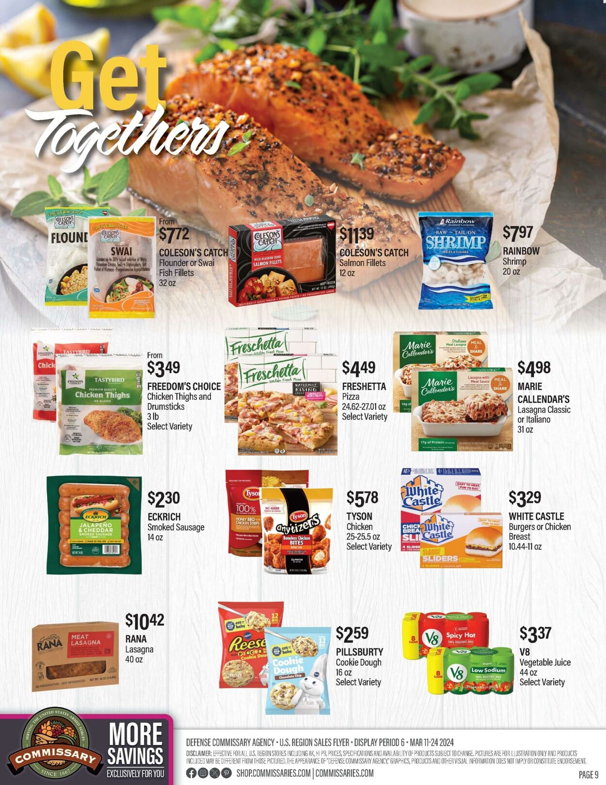 Weekly ad Commissary 03/11/2024 - 03/24/2024