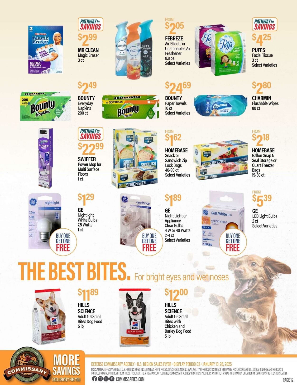 Weekly ad Commissary 01/20/2025 - 02/02/2025