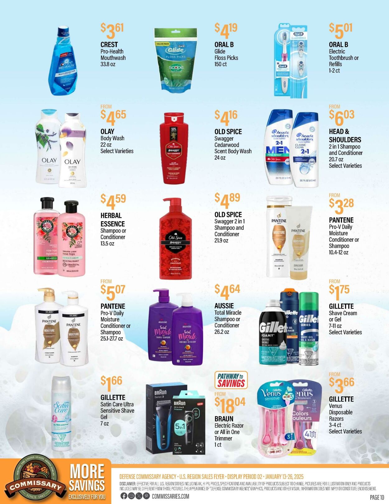 Weekly ad Commissary 01/20/2025 - 02/02/2025