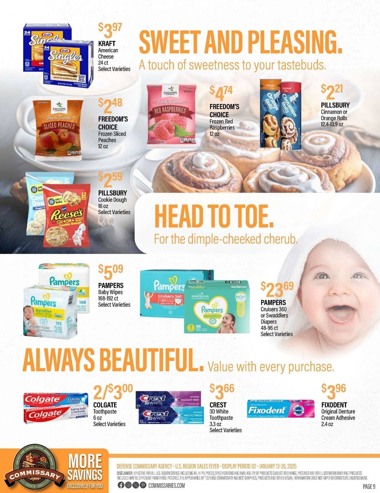 Weekly ad Commissary 01/20/2025 - 02/02/2025