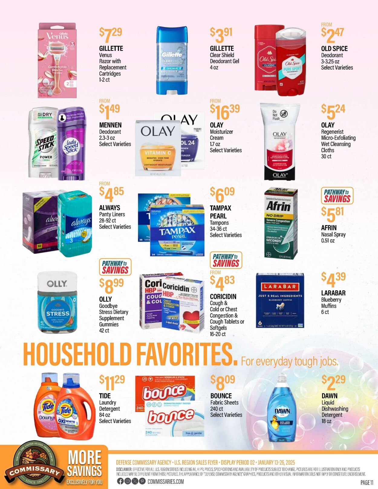 Weekly ad Commissary 01/20/2025 - 02/02/2025