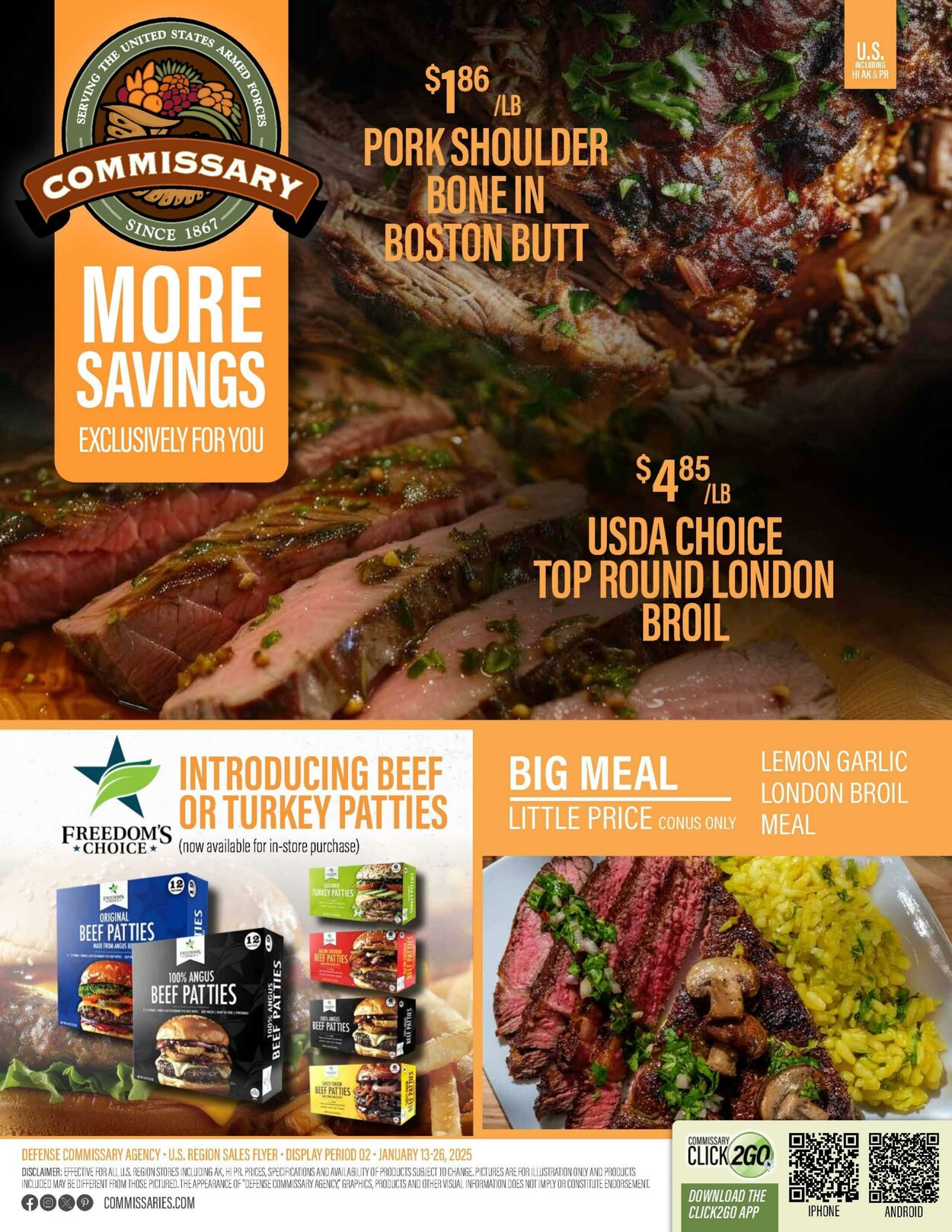 Commissary Promotional weekly ads