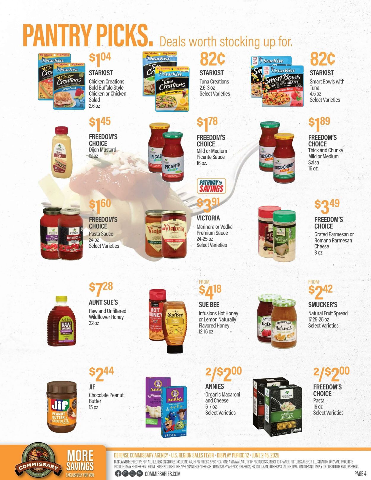 Weekly ad Commissary 06/09/2025 - 06/22/2025