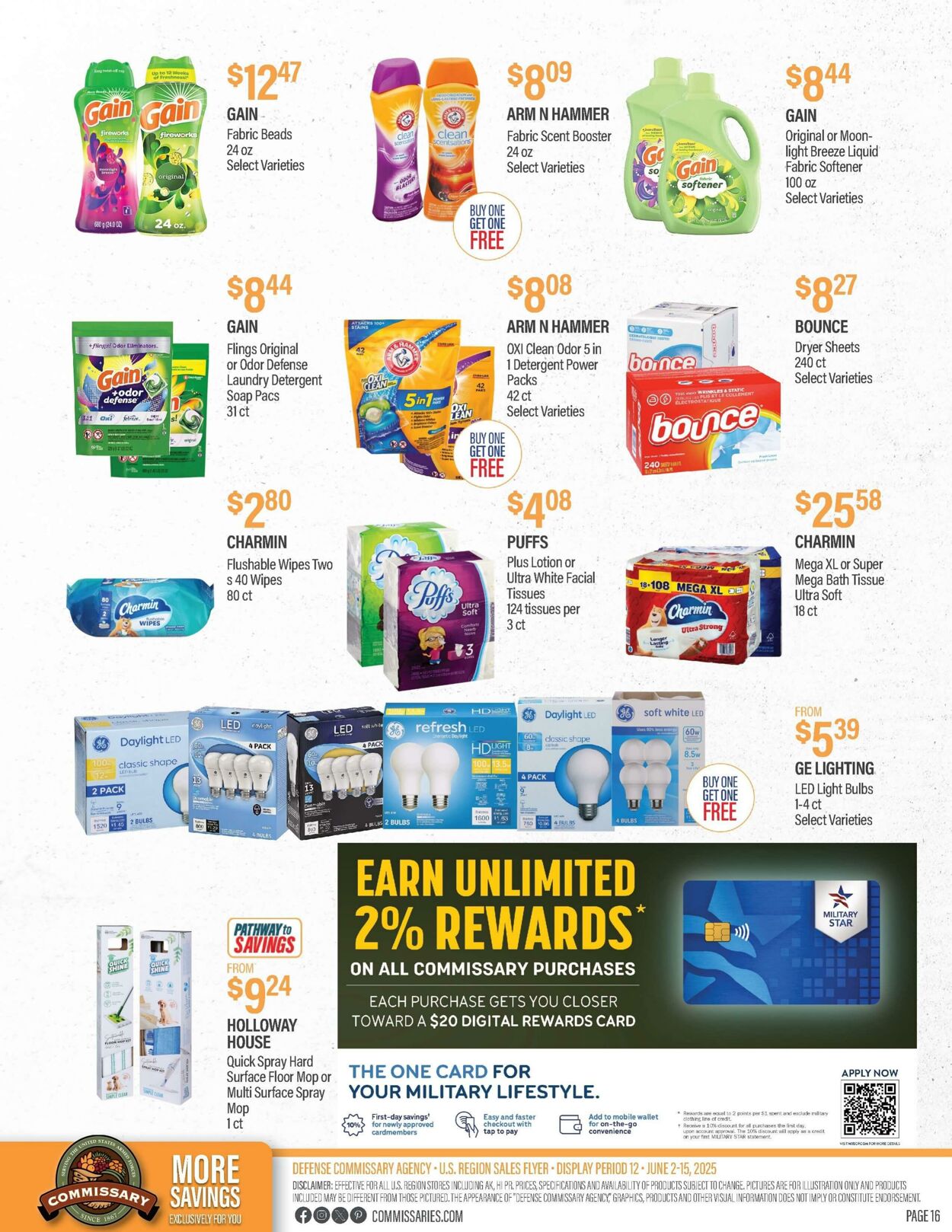 Weekly ad Commissary 06/09/2025 - 06/22/2025