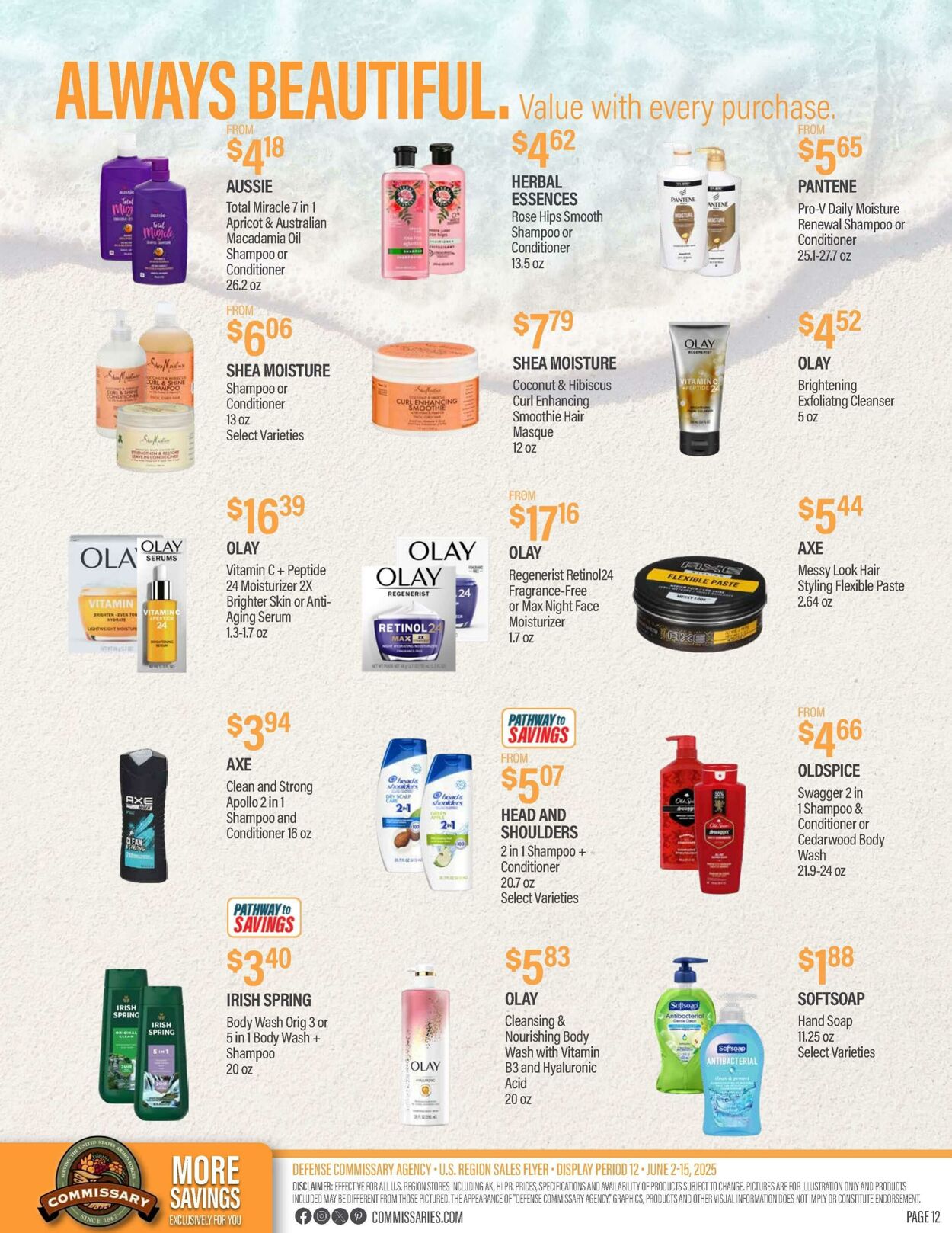 Weekly ad Commissary 06/09/2025 - 06/22/2025