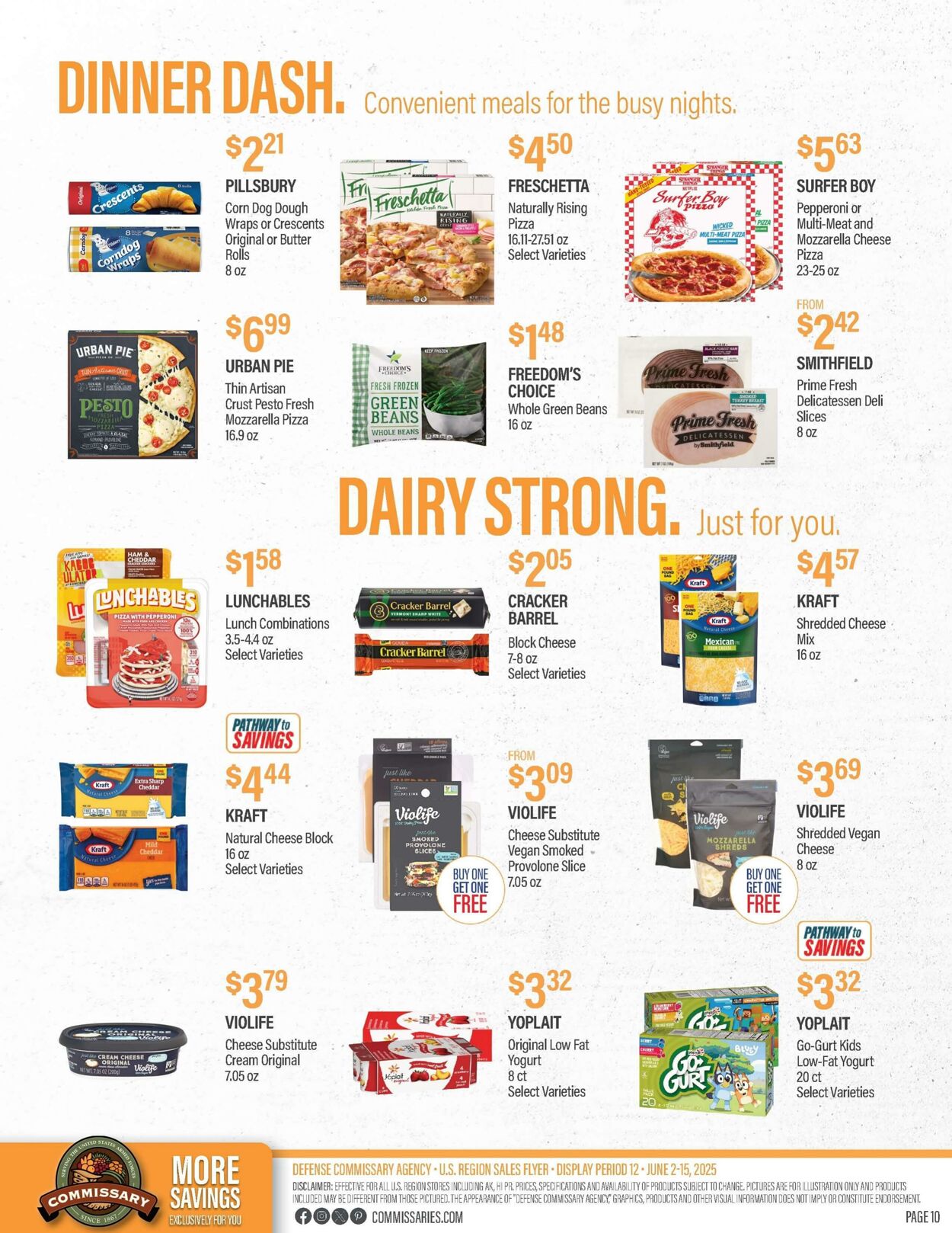 Weekly ad Commissary 06/09/2025 - 06/22/2025