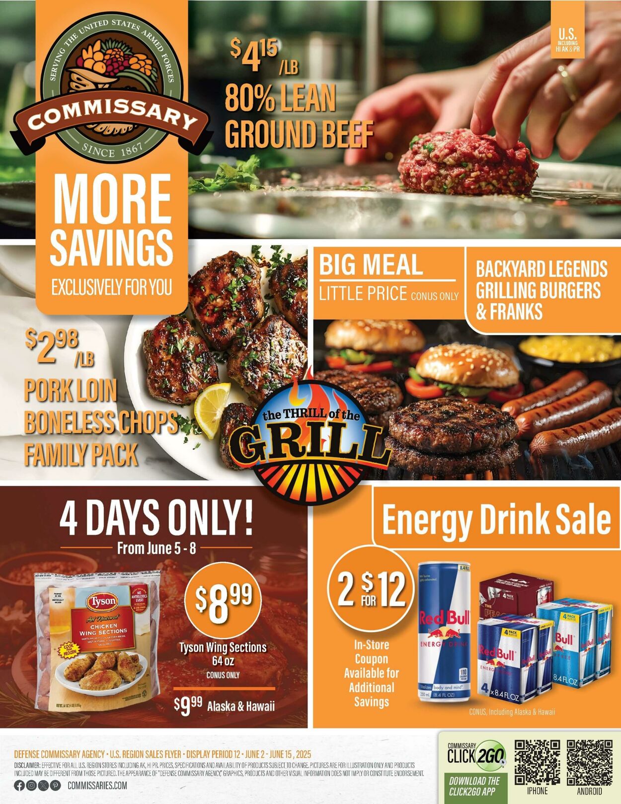 Weekly ad Commissary 06/09/2025 - 06/22/2025