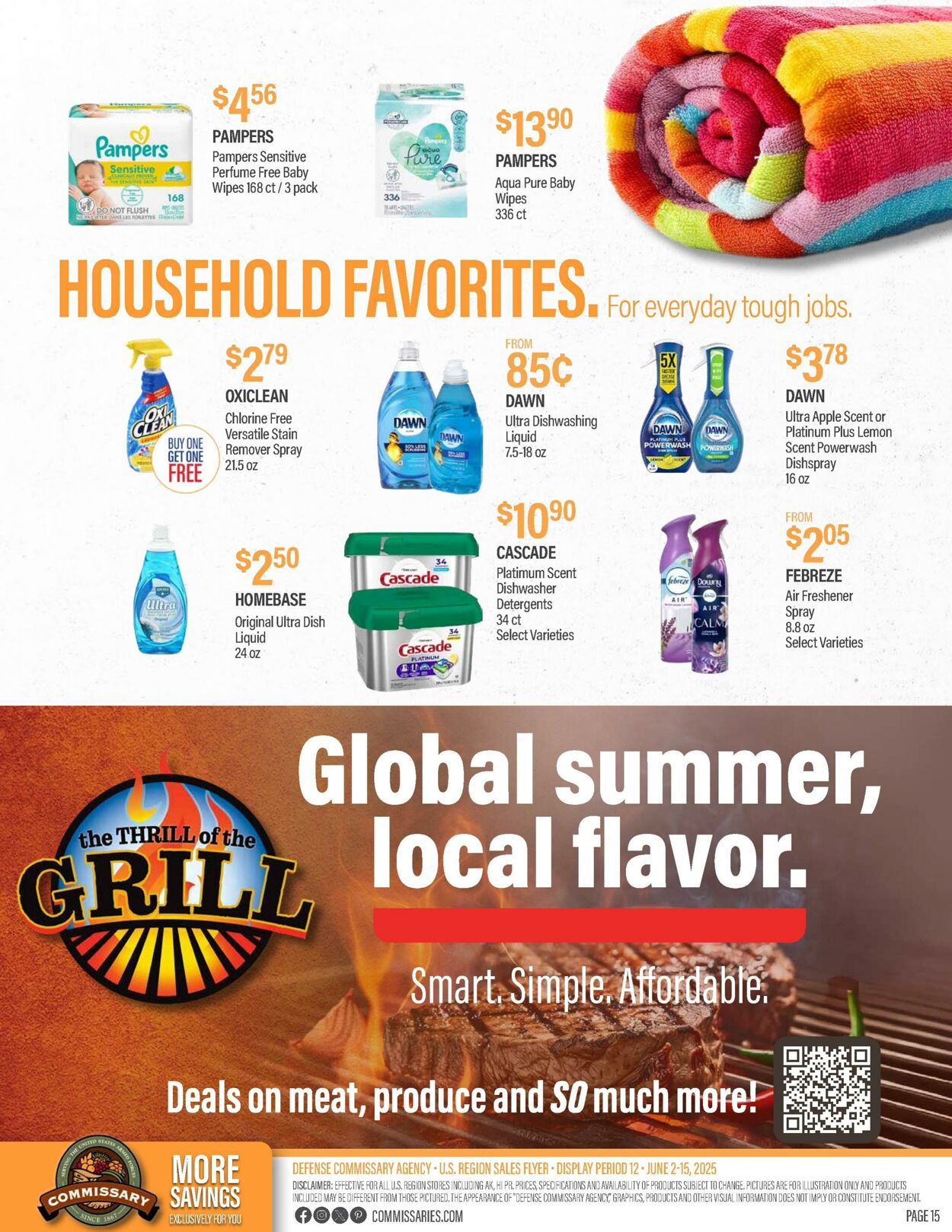 Weekly ad Commissary 06/09/2025 - 06/22/2025