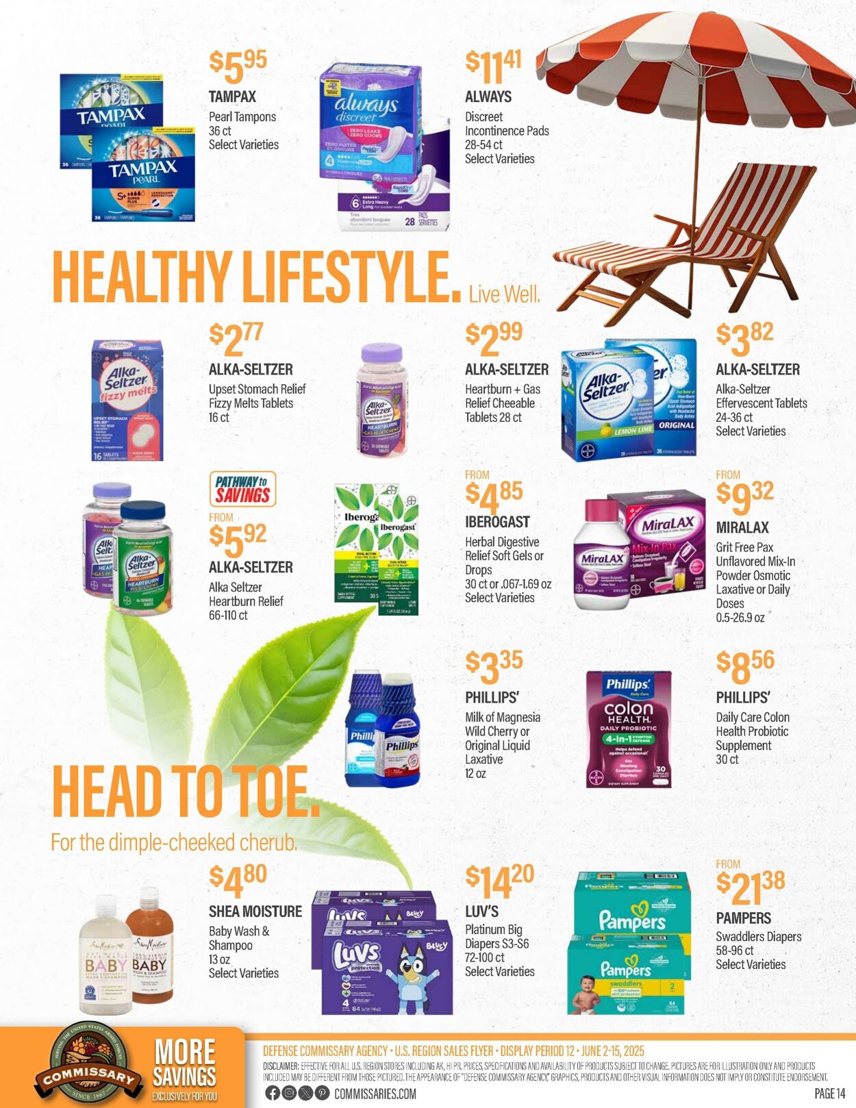 Weekly ad Commissary 06/09/2025 - 06/22/2025