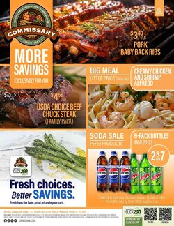 Weekly ad Commissary 11/04/2024 - 11/17/2024