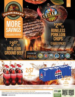 Weekly ad Commissary 05/27/2024 - 06/09/2024